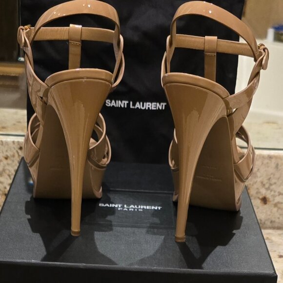 Saint Laurent Tribute Platform Sandals - Picture 2 of 7